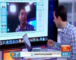 Virtuam Mirror demo's on Channel 7's Sunrise